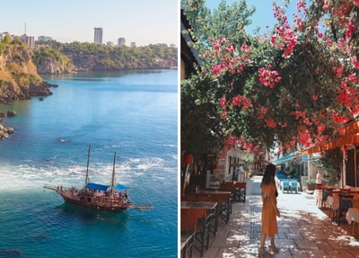 Antalya Stadtrundfahrt mit Bootsfahrt und Wasserfällen